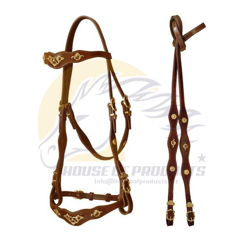Portuguese baroque bridle with reins