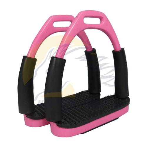 Pink colored Flexible stirrups