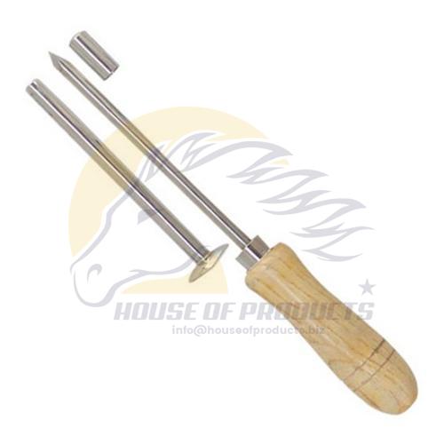 Trocar & cannula wood handle