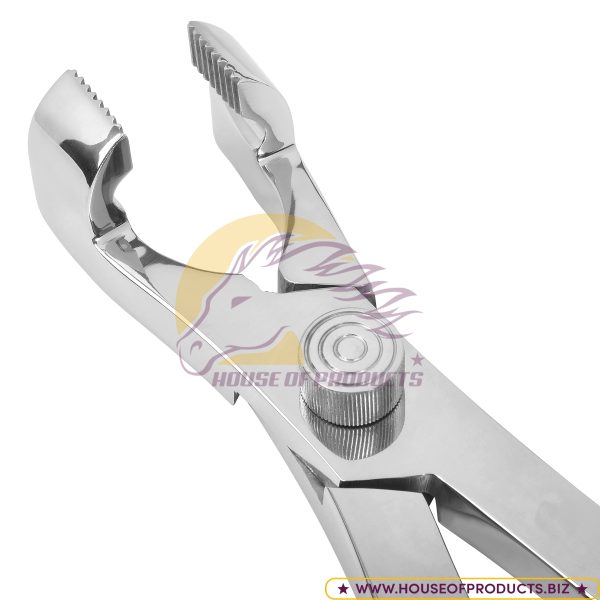 SERRATED JAW MOLAR FORCEPS WITH FULCRUM HOP-5404