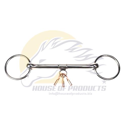Loose ring snaffle Bit with Players