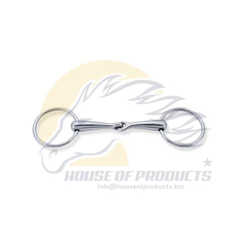 Solid Mouth loose ring snaffle bit